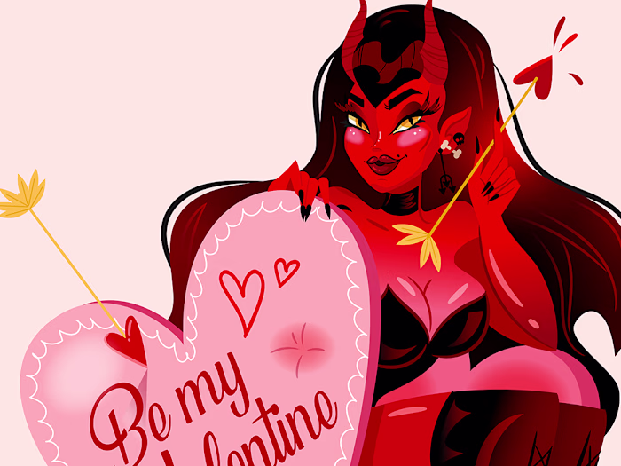Be My Valentine PinUp