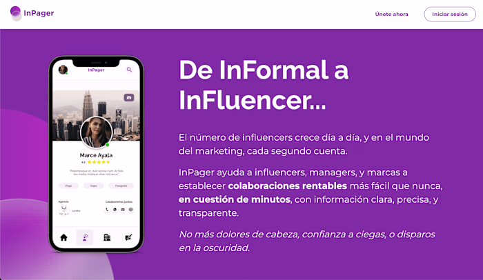 🎬 Landing Page Copy for InPager