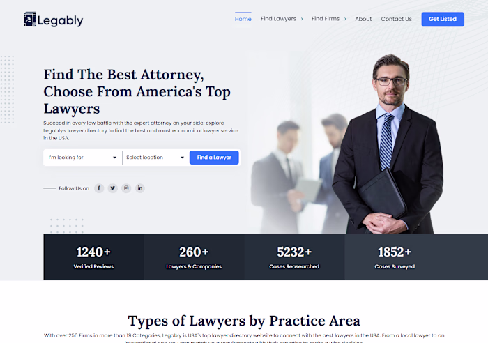 React | Legably Legal Marketplace Platform