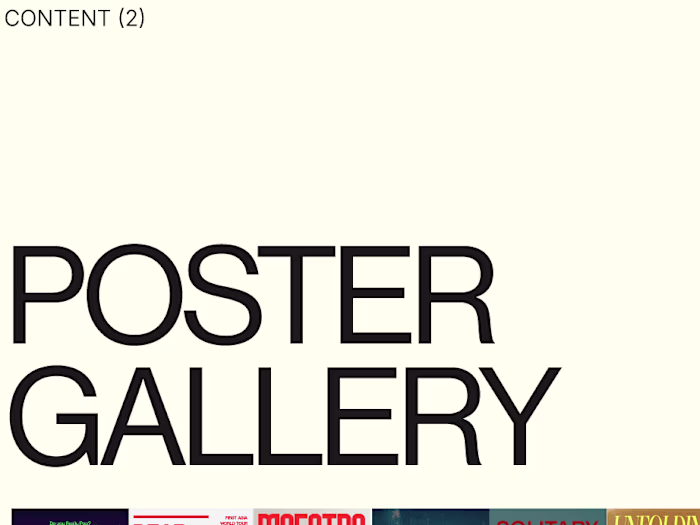 Trendy Poster Project