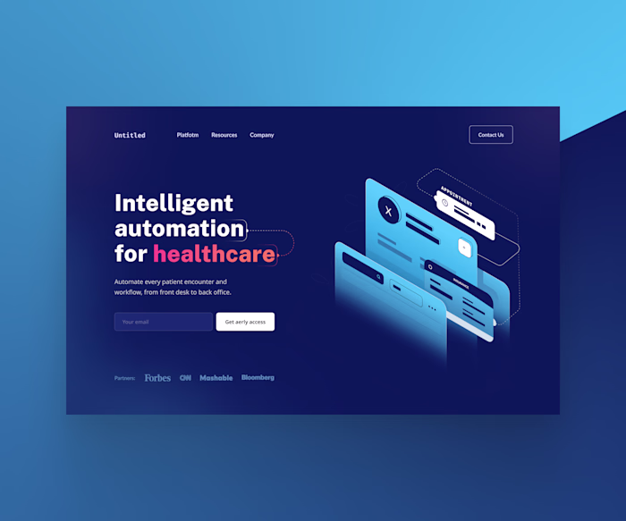 Intelligent automation for healthcare (Design)