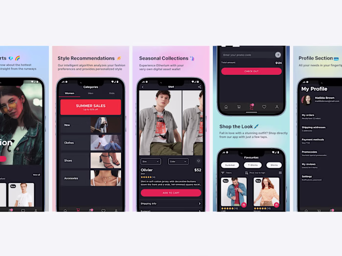Shopping App UI