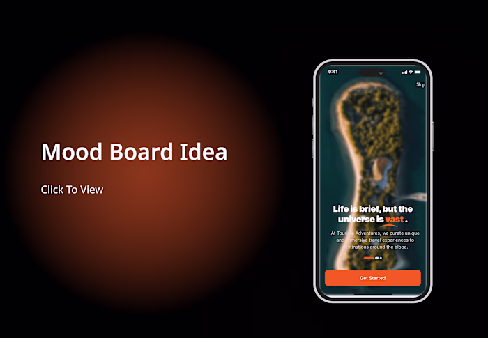 Travel App MoodBoard