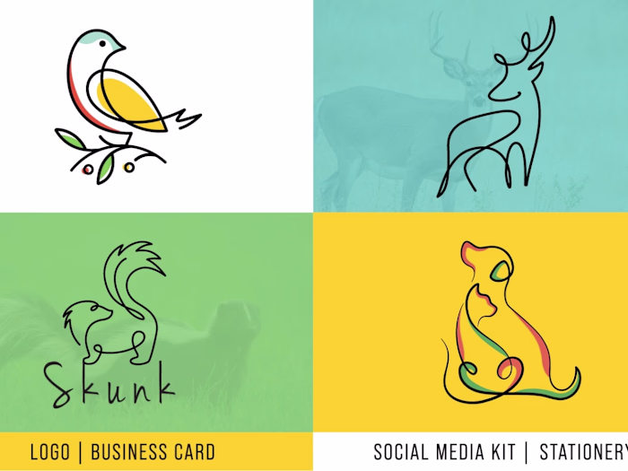 Elegant Line Art Logo: The Essence of Simplicity