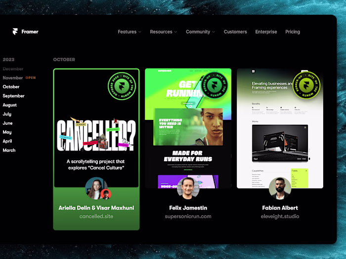 Cancel Culture - Award Winning Website (October)