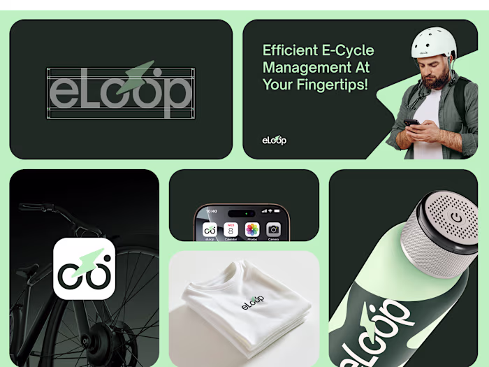 eLoop Logo & Branding Design for Cycle Maintenance App