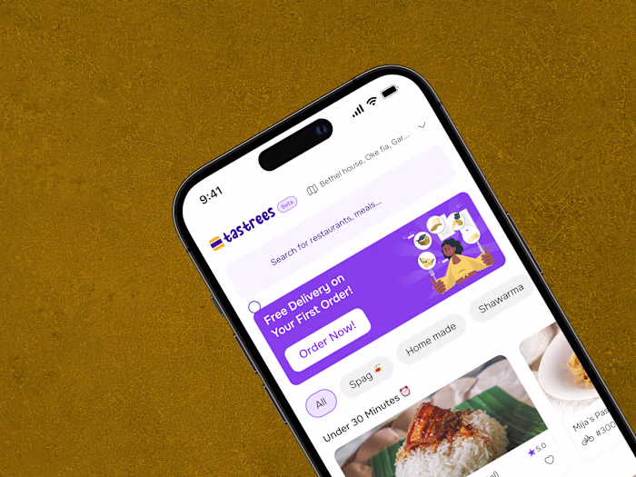 Tastrees Full MVP: Reliable Food Delivery Solution. 