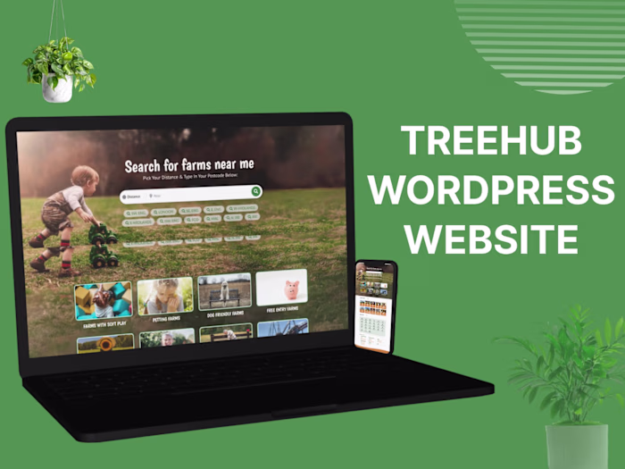 Tree Hub | Wordpress Website