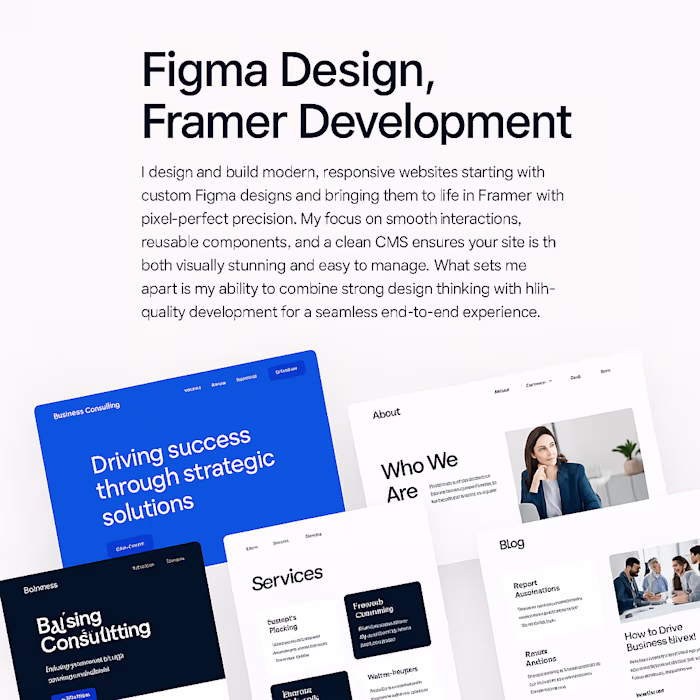 Figma Design to Framer development