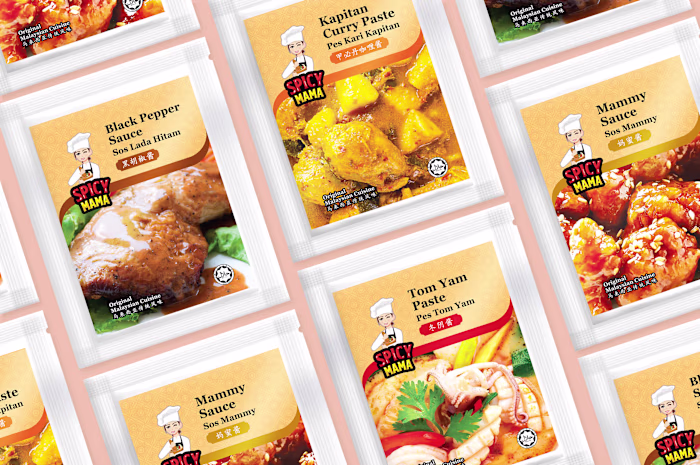 Spicy Mama Packaging & Labels