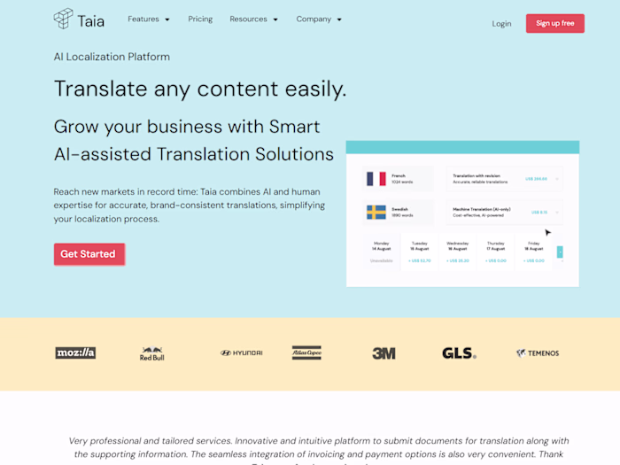 High-performance Translation Memory