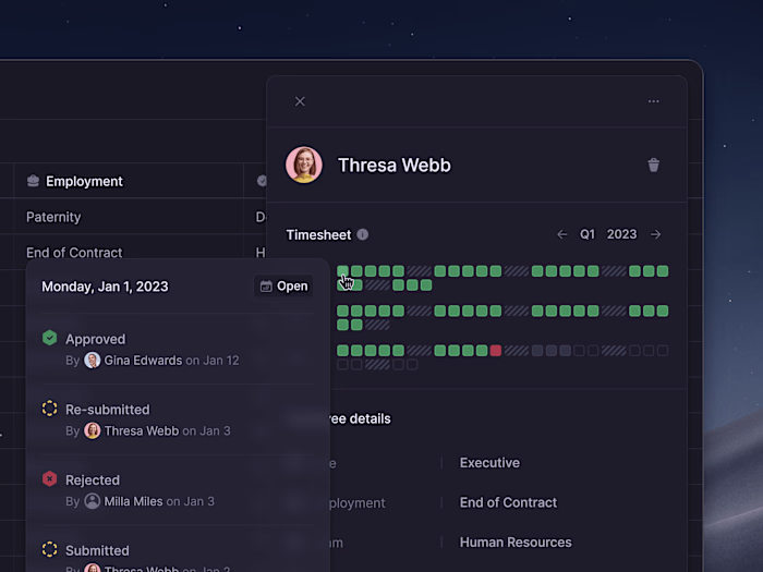 Penton - HR management application design