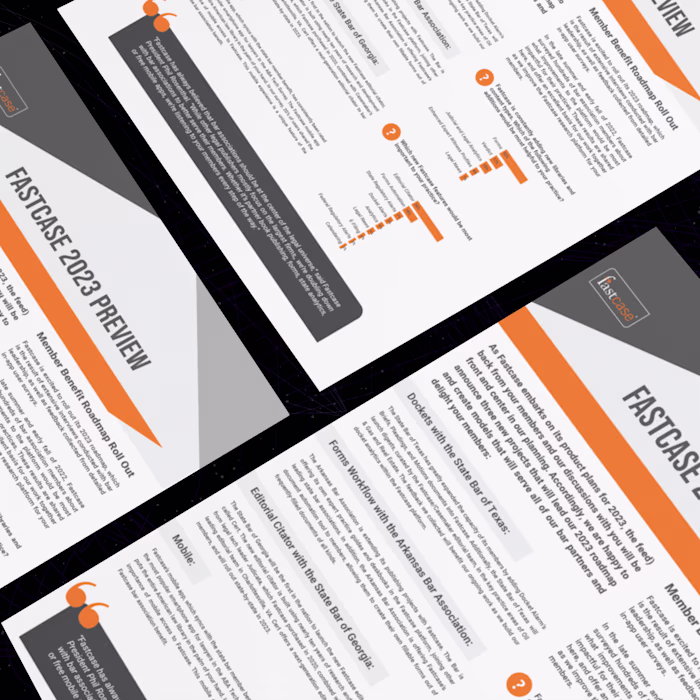 State of the Bar Flyer for Fastcase