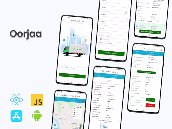 Oorjaa Delivery Partner App