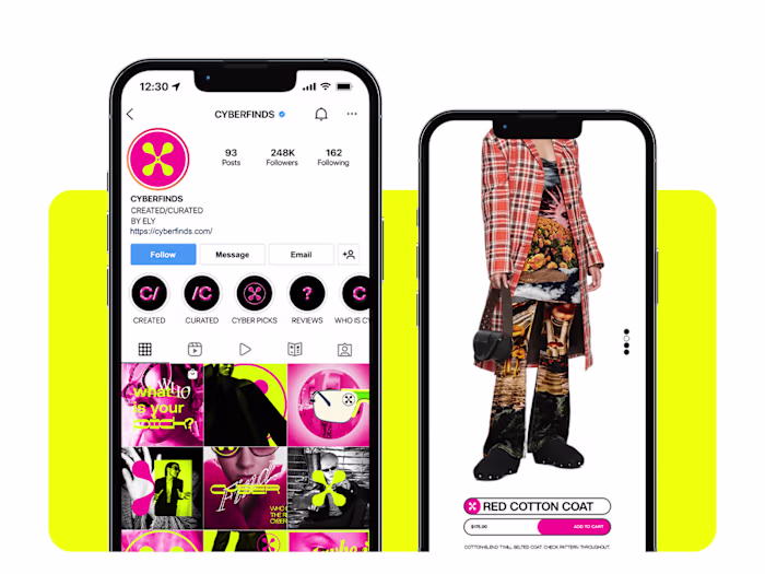 Cyberfinds - Visual Brand Design & Web Design