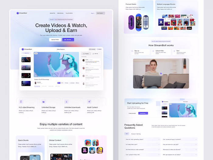 StreamNext — Video Streaming Platform