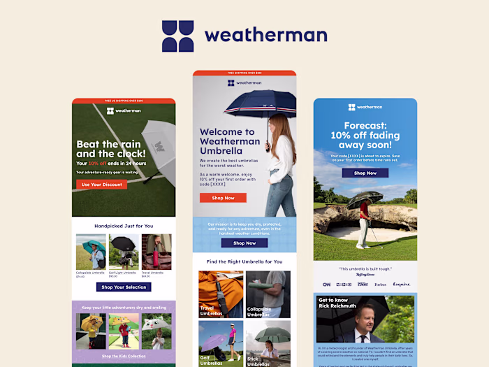 Weatherman Email Design