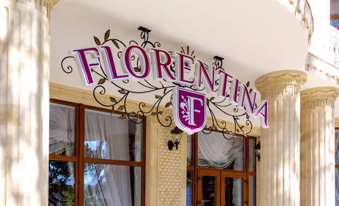 Signage design | Project management | Hotel «Florentina»