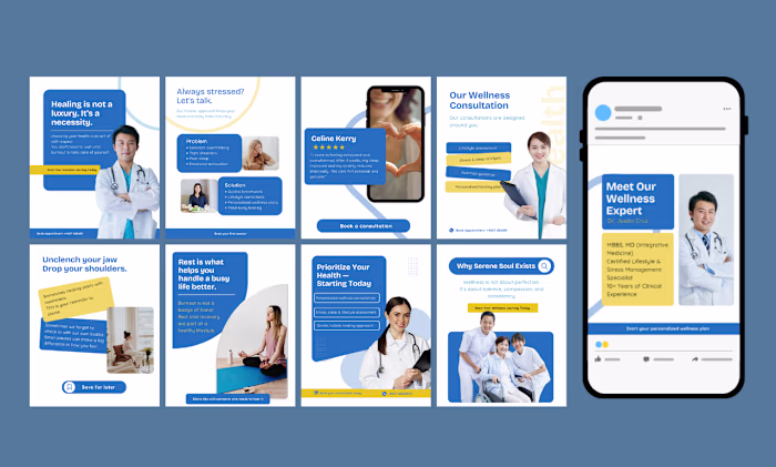 Healthcare and wellness social media