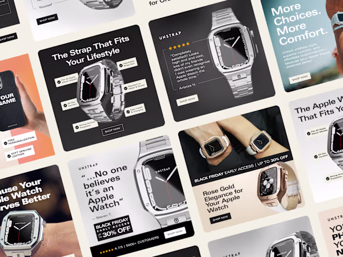 With the Q4 ad race heating up, a few creatives I did for a ...