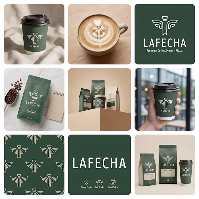 Label and Packaging Design for Lafecha Café