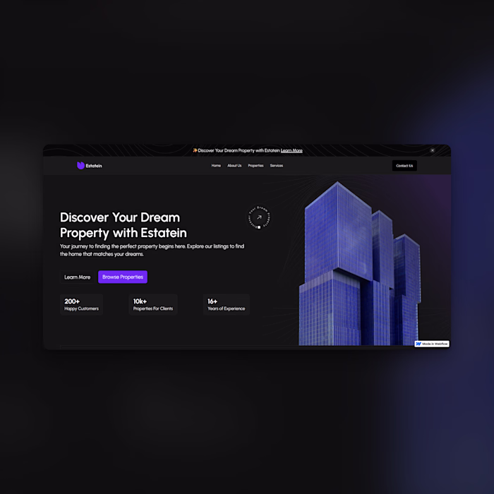 Estatien Website development