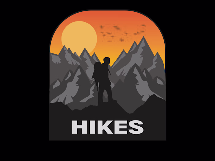 Hikes Main Logo Creation