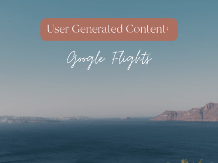 TikTok Content Creation / UGC - Google Flights