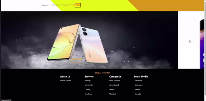 Newrizon - Mobile phone company website