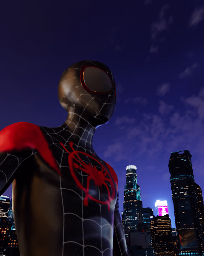 SpiderMan Miles Morales Animation Using Blender 