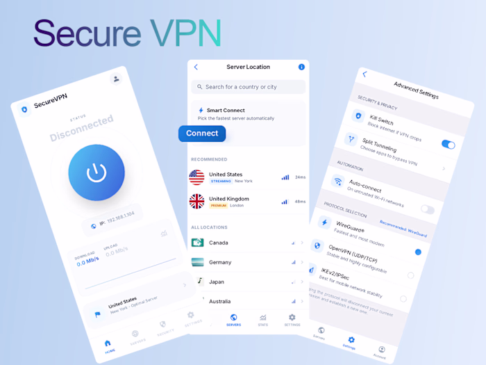 High-Speed VPN iOS App Development