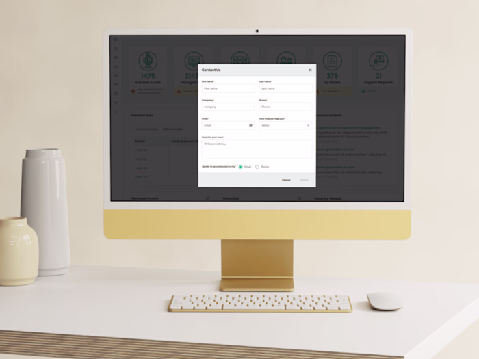 engageSubsea's Contact Us Page