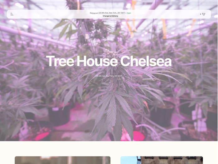Cannabis store Landing Page 