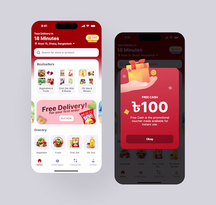 Quickcommerce App Design