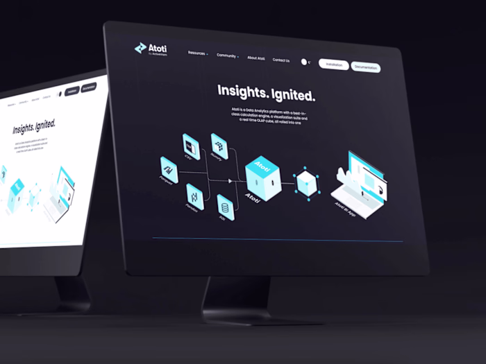 Data Visualization: Motion for Atoti Website