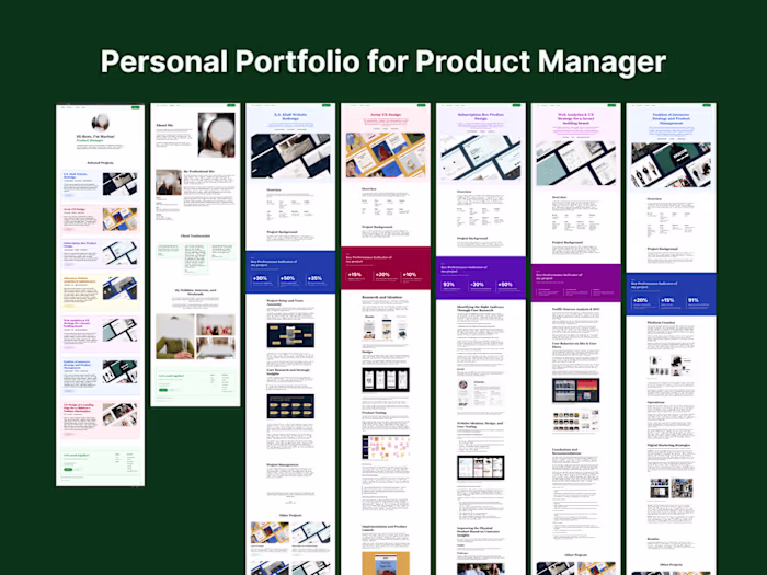 Product Designer Portfolio: Design and Webflow Development