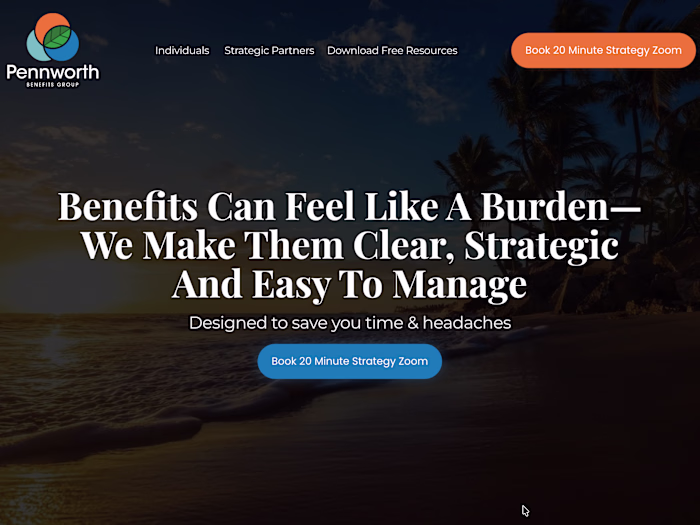 Strategic Website Redesign for Pennworth