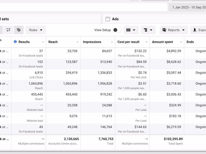 META Ads Facebook/Instagram Ads - Click To See More