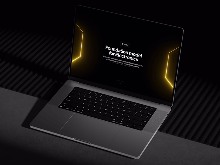 Voltai - Landing Page Design