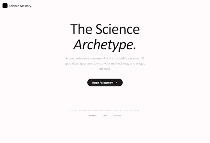 Project: The Science Archetype —