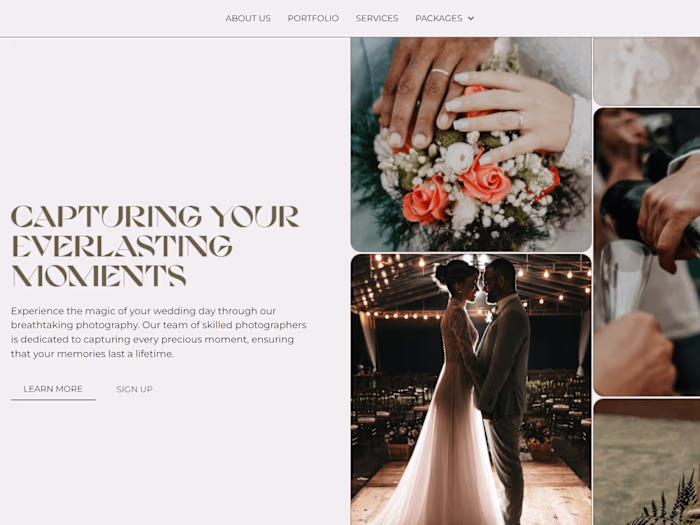 Everlasting Memories Website | Design & Development Studio Suns…