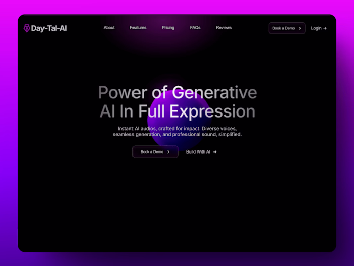 DayTal-AI - Realistic Voice Cloning & Sound Creation