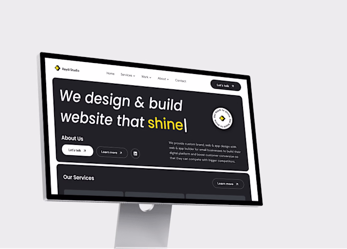 Raydi Studio: Website & Framer Development