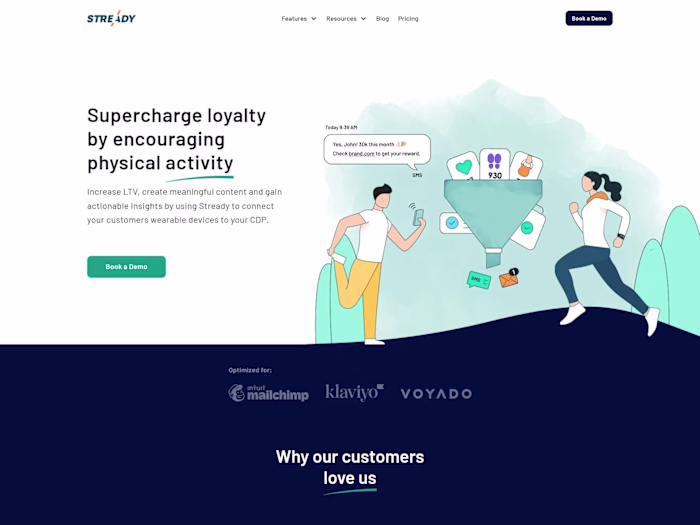 Stready - Landing Page Development