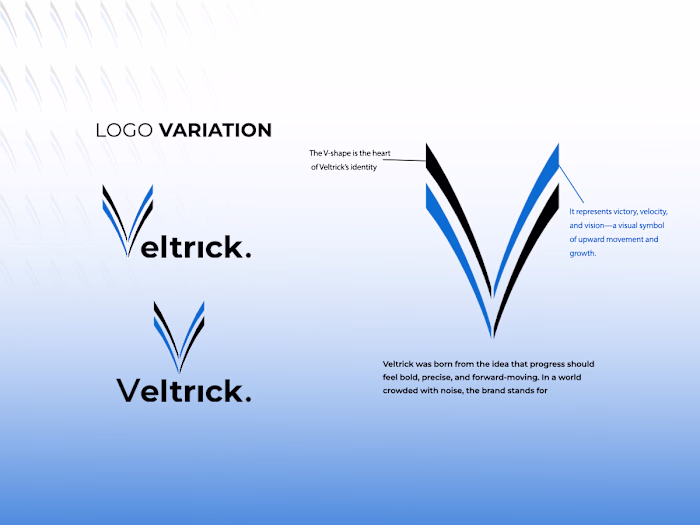 Veltrick Modern Brand Identity & Logo Design