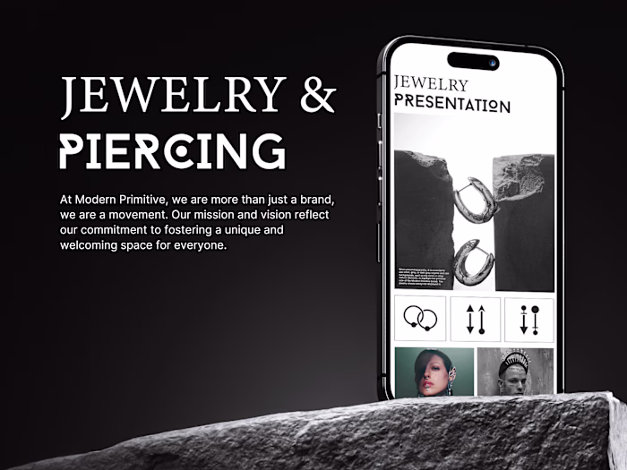 Rebranding for a Jewelry & Piercing Shop 