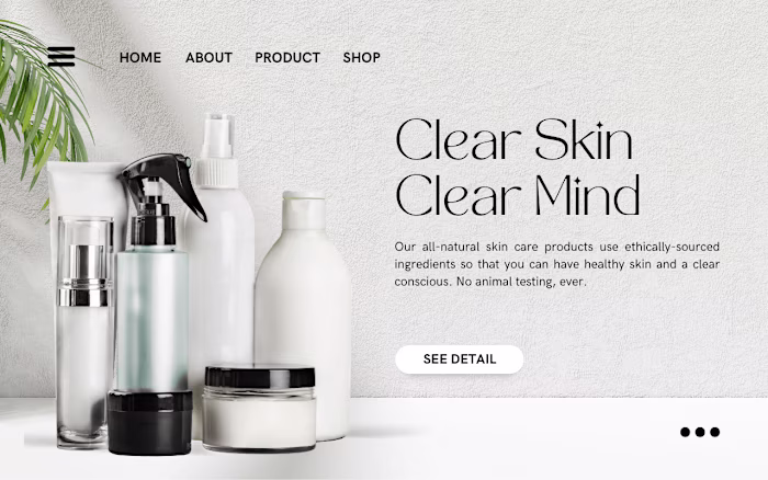Website Copy For Skincare Brand