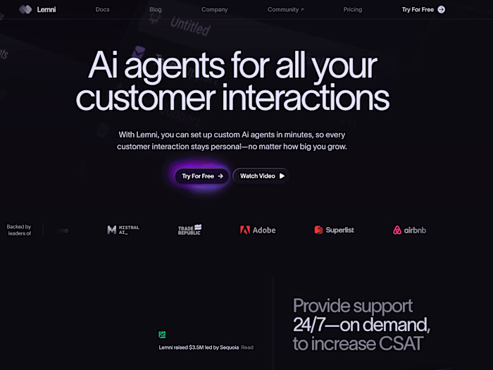 Lemni - Backend Engineering