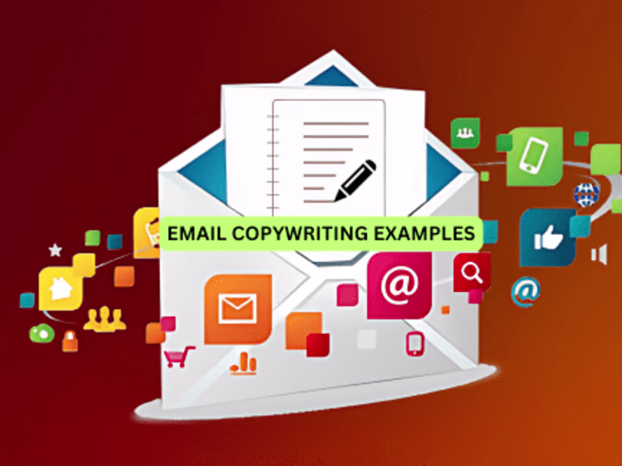 Email Copywriting examples
