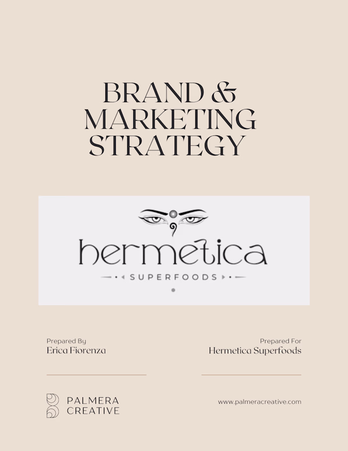 Brand + Marketing Strategy for Superfood Company